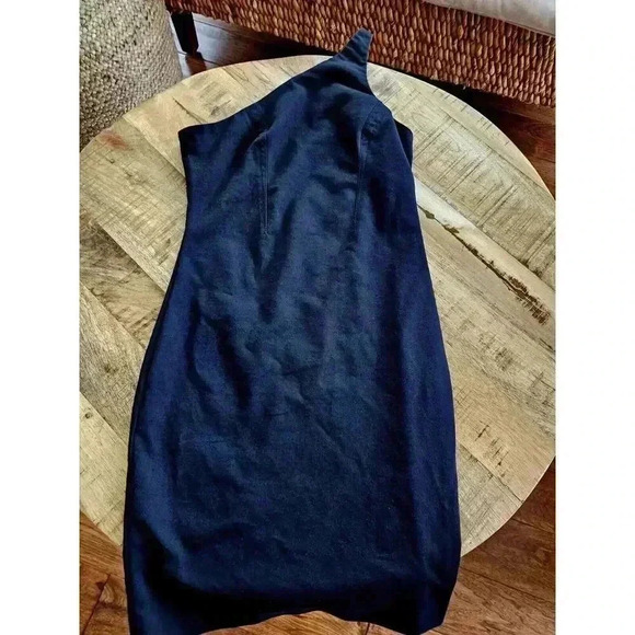 T Alexander Wang One Strap Black Mini Dress Women's Size Small Black - Picture 1 of 7